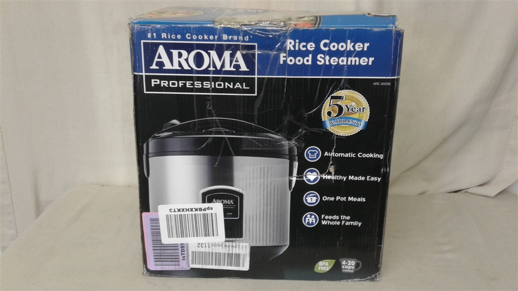 AROMA PROFESSIONAL RICE COOKER FOOD STEAMER