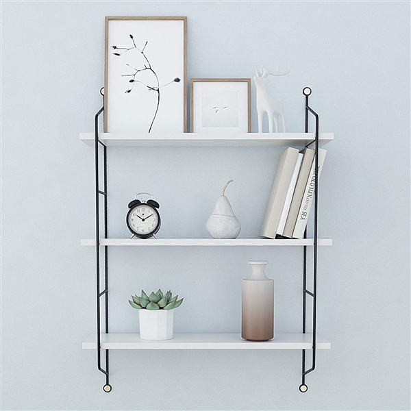3 TIER WALL MOUNTED SHELVES