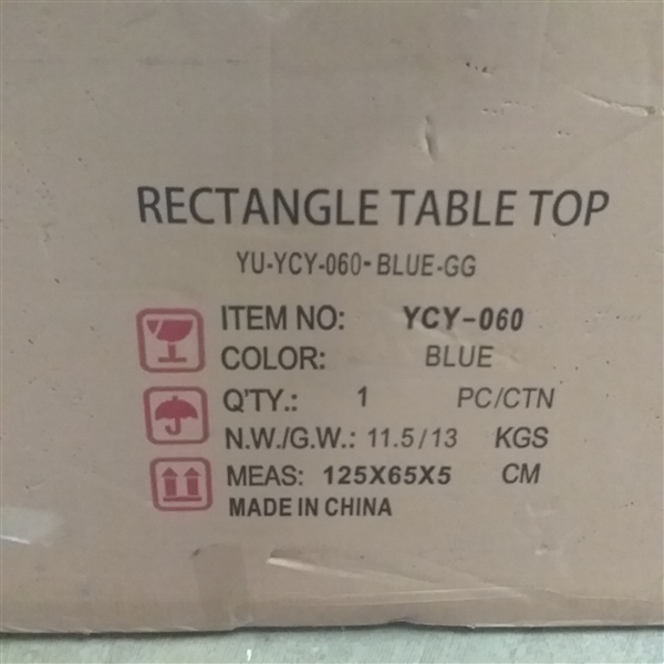 RECTANGLE TABLE TOP ONLY