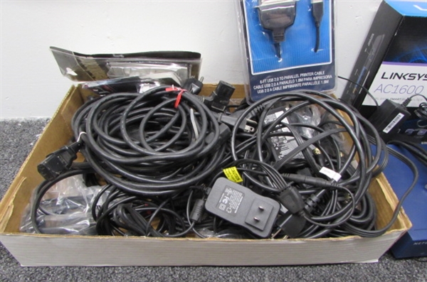 ROUTERS, CABLES, CORDS AND MORE
