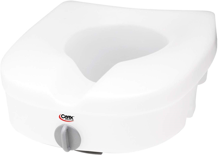 CAREX E-Z LOCK RAISED TOILET SEAT