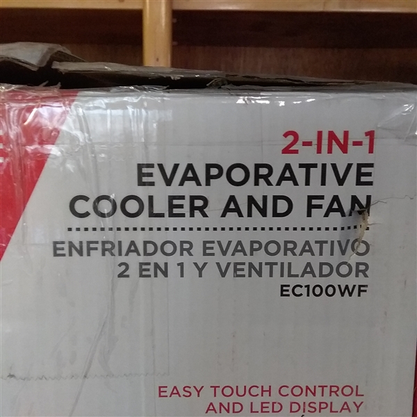 FRIGIDAIRE 2-IN1 EVAPORATIVE COOLER AND FAN