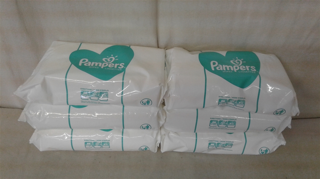 PAMPERS WIPES 6 CT
