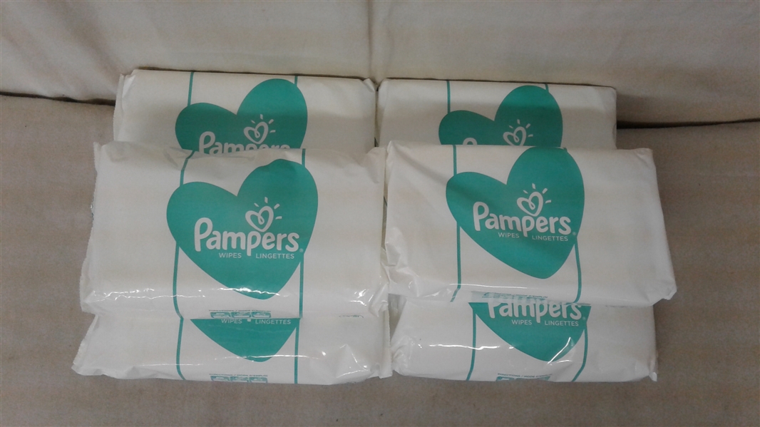 PAMPERS WIPES 6 CT