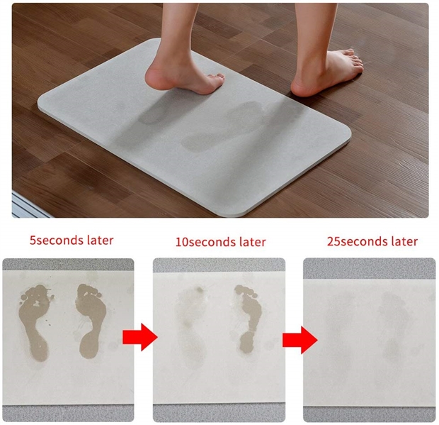 MARBRASSE HARD BATH MAT 