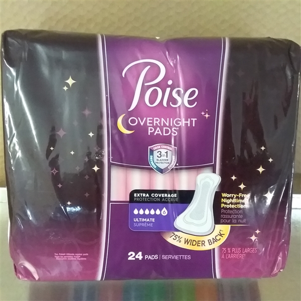 POISE OVERNIGHT PADS