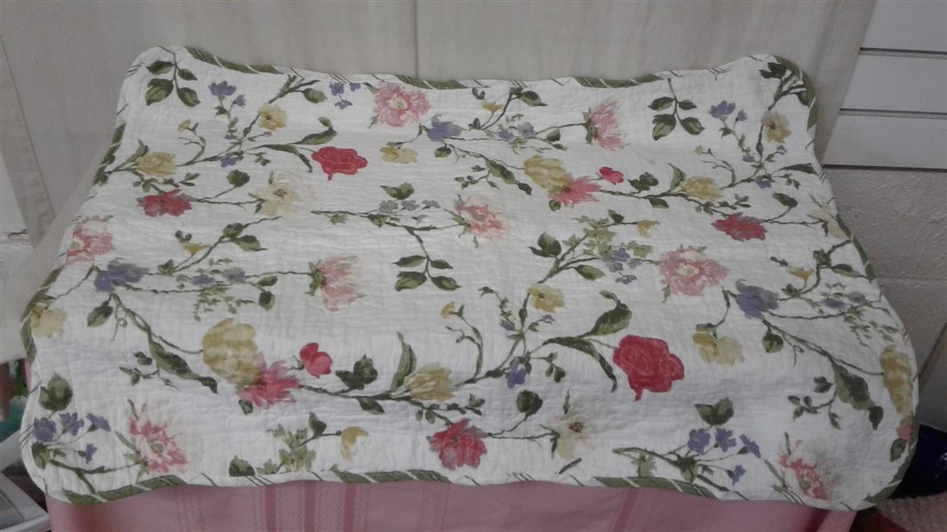 FLORAL PILLOW SHAM