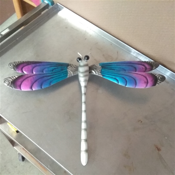 3D METAL WALL ART DRAGONFLY