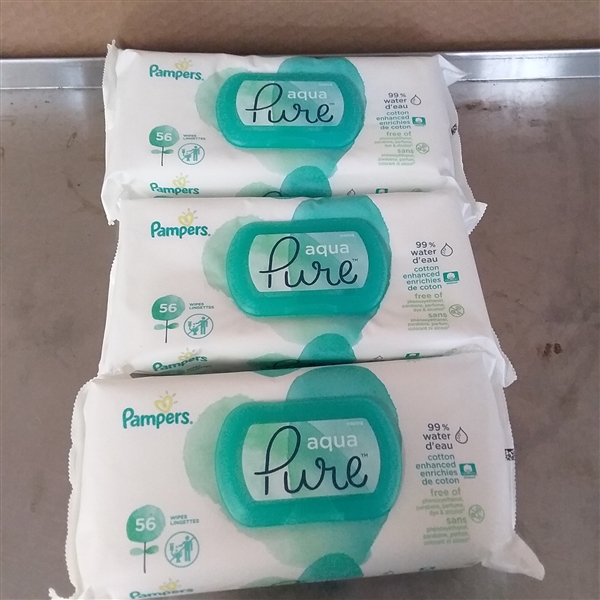 PAMPERS AQUAPURE SENSITIVE WIPES 