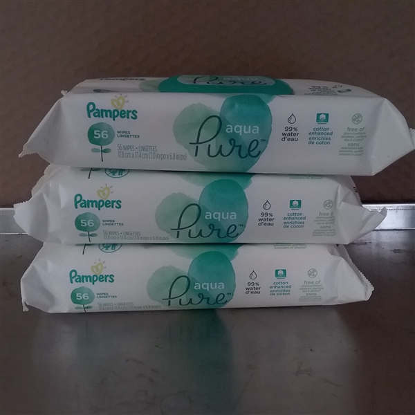 PAMPERS AQUAPURE SENSITIVE WIPES 