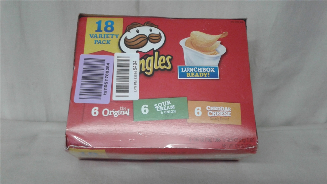 PRINGLES 18 CT VARIETY PACK 