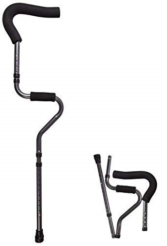 ADJUSTABLE FOLDING CRUTCH