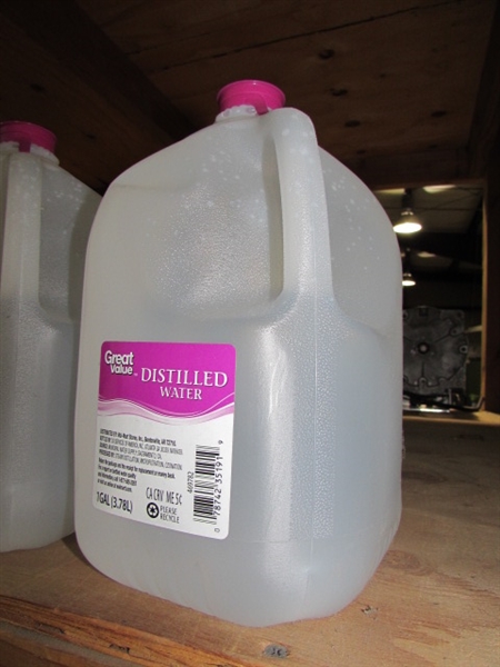 7 GALLONS DISTILLED WATER