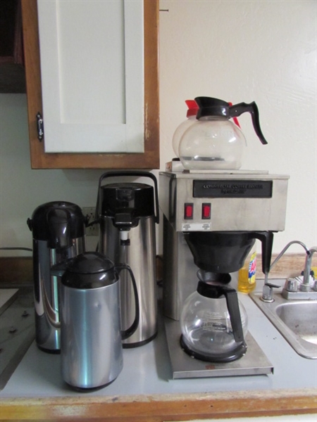 MR COFFEE COMMERCIAL COFFEE BREWER & AIR POTS