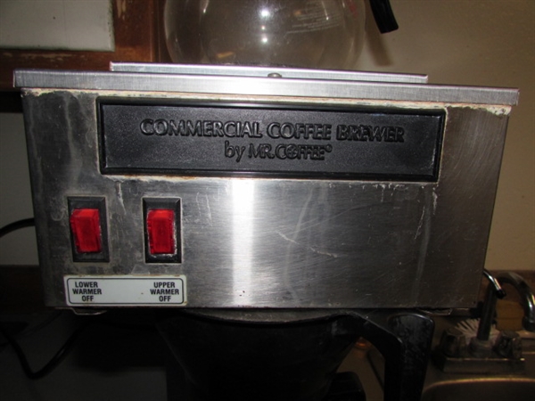 MR COFFEE COMMERCIAL COFFEE BREWER & AIR POTS