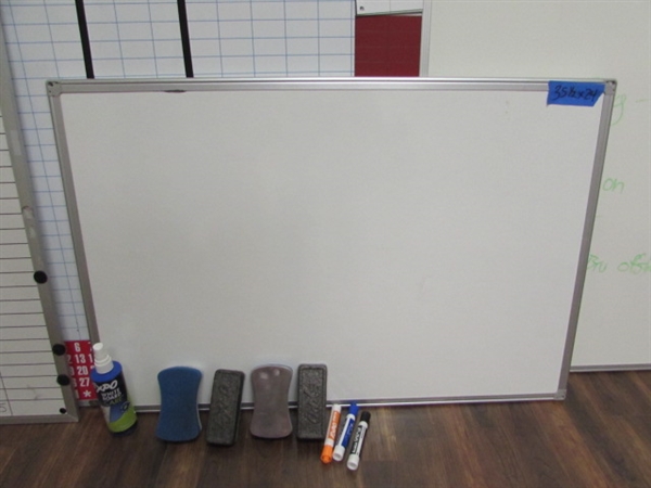 DRY ERASE, MAGNETIC AND CORK BOARDS