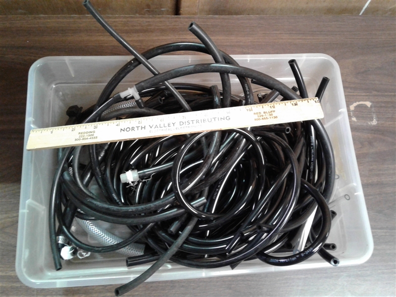 LOT OF MISCELLANEOUS POLY TUBING