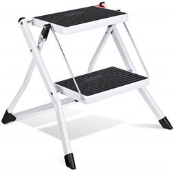 DELXO 2-STEP FOLDING STEP STOOL 