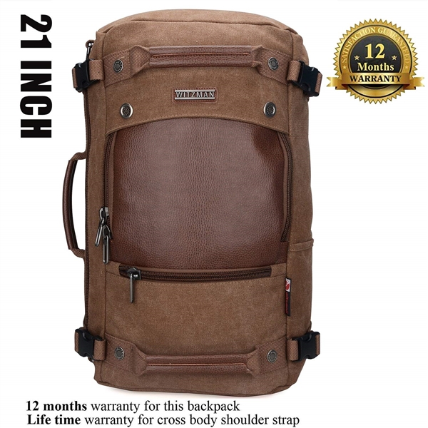 WITZMAN MEN TRAVEL BACKPACK/DUFFLE BAG 