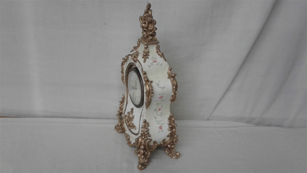 BEAUTIFUL ORNATE VICTORIAN STYLE MANTLE CLOCK