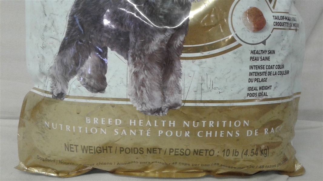 ROYAL CANIN ADULT MINIA5URE SCHNAUZER 10LB BREED HEALTH NUTRITION DOG FOOD