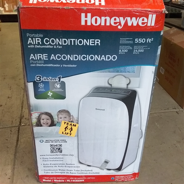 HONEYWELL PORTABLE AIR CONDITIONER 