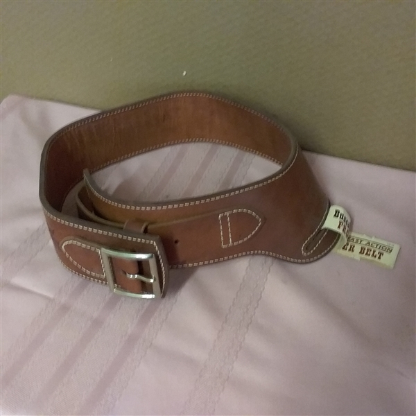 BUSCADERO FAST ACTION LEATHER FRONTIER BELT