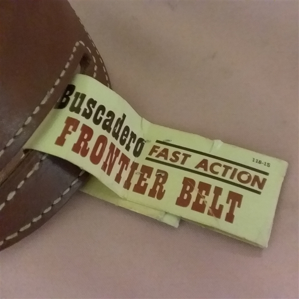 BUSCADERO FAST ACTION LEATHER FRONTIER BELT