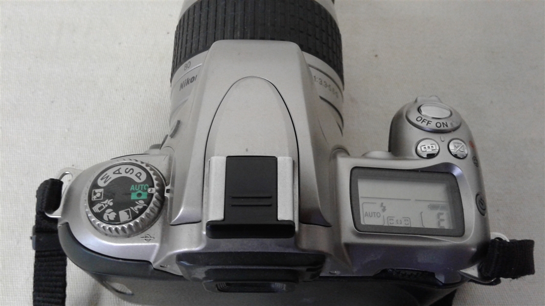 NIKON N55 CAMERA AND ACCESSORIES