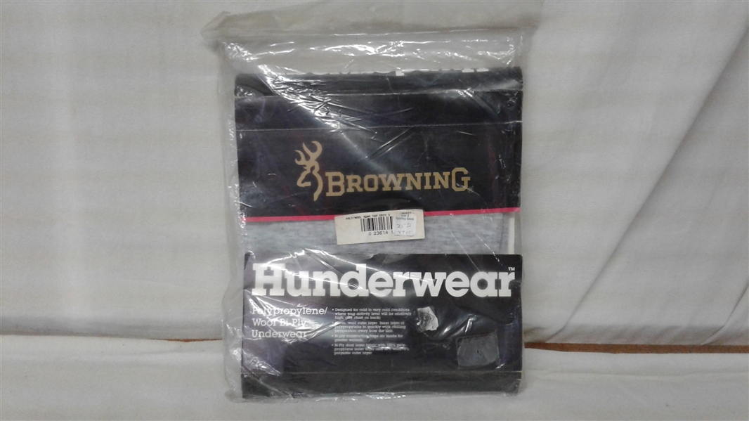 BROWNING HUNDERWEAR POLYPROPYLENE/WOOL BI-PLY UNDERWEAR SMALL