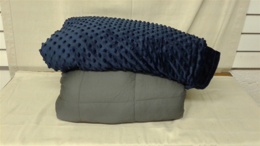 WEIGHTED BLANKET 60X80 15 LBS WITH REMOVABLE COVER