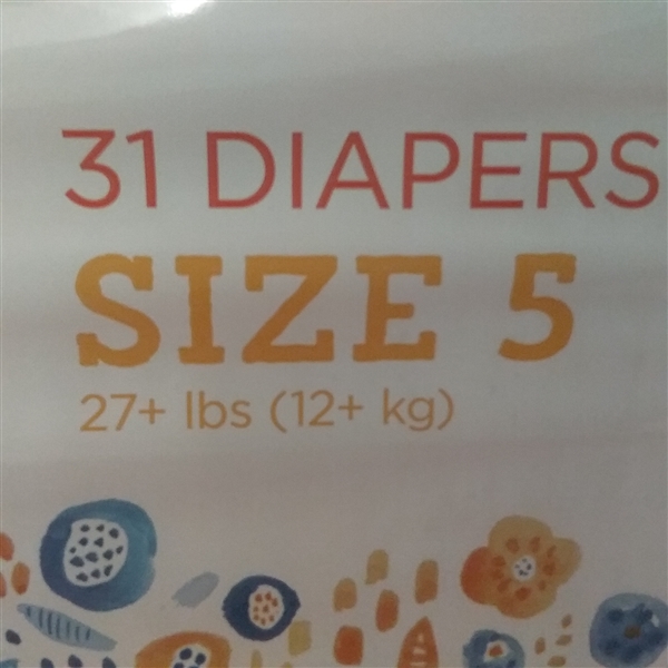 MAMA BEAR DIAPERS SIZE 5 