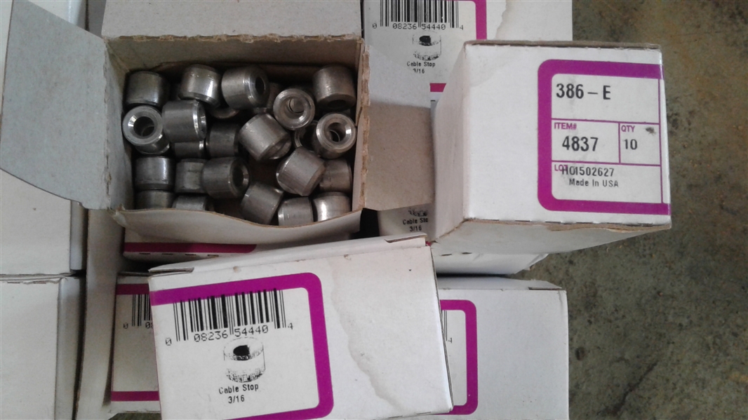 LOT OF NAILS, FASTENERS, AND OTHER HARDWARE