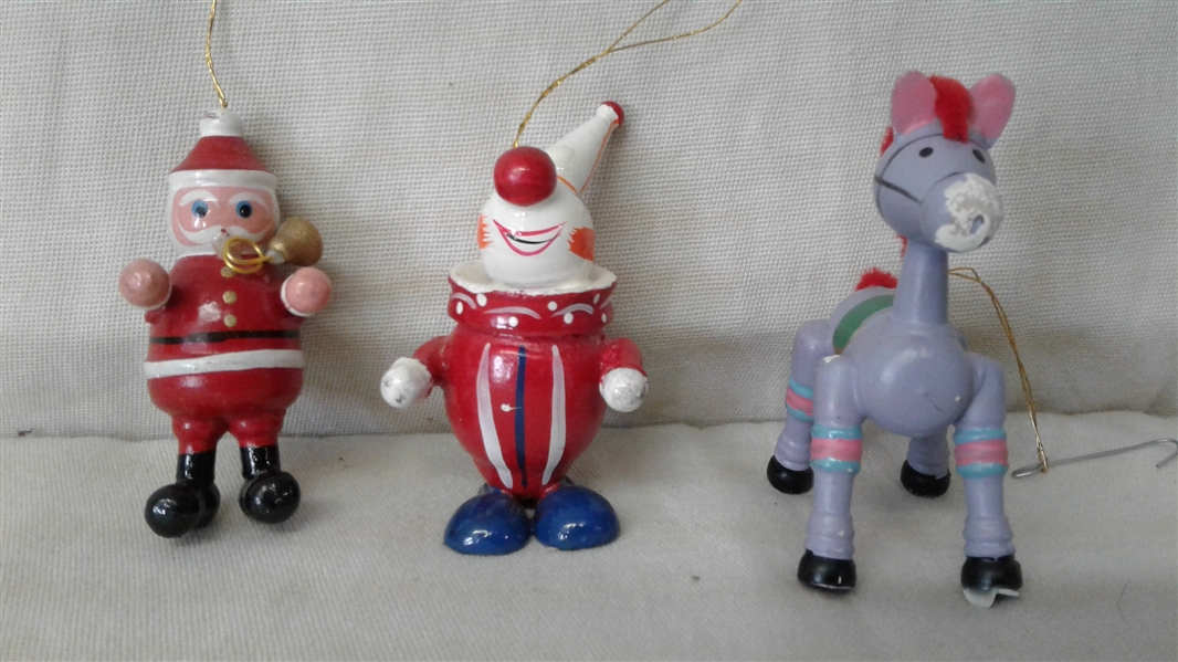 VINTAGE AND NEWER CHRISTMAS ORNAMENTS