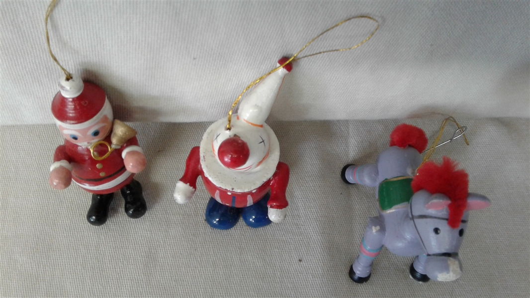 VINTAGE AND NEWER CHRISTMAS ORNAMENTS