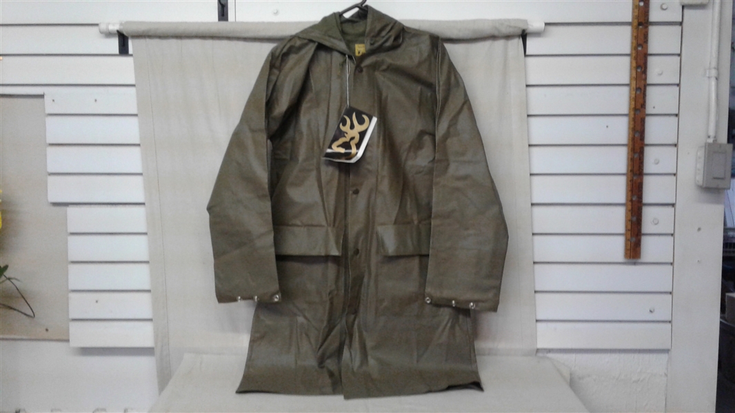 BROWNING SPORTSMAN'S APPAREL RAIN PARKA SMALL