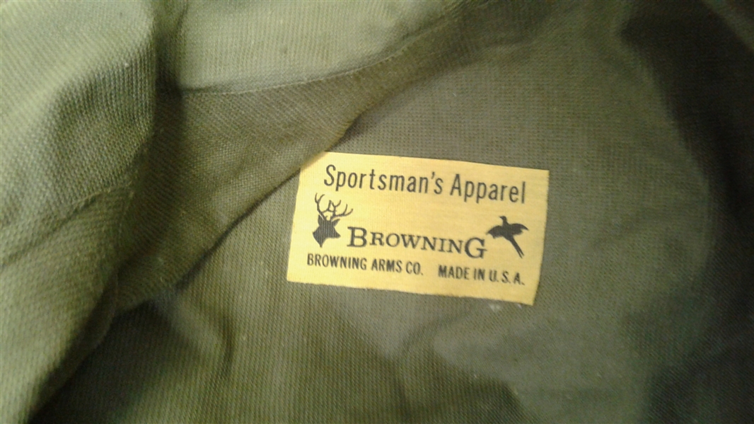 BROWNING SPORTSMAN'S APPAREL RAIN PARKA SMALL