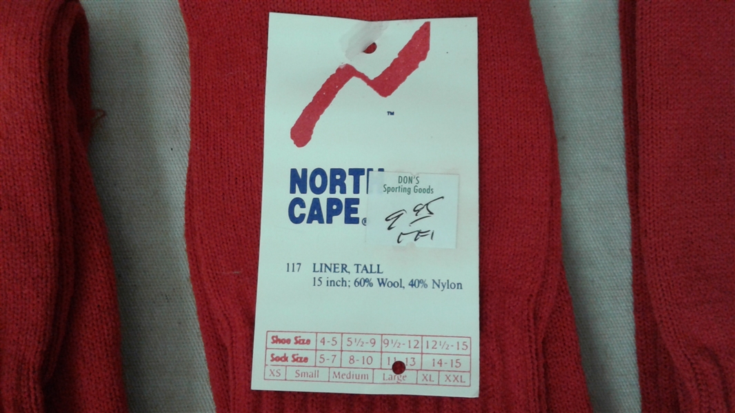 3 PAIR NORTH CAPE WOOL/NYLON SOCKS