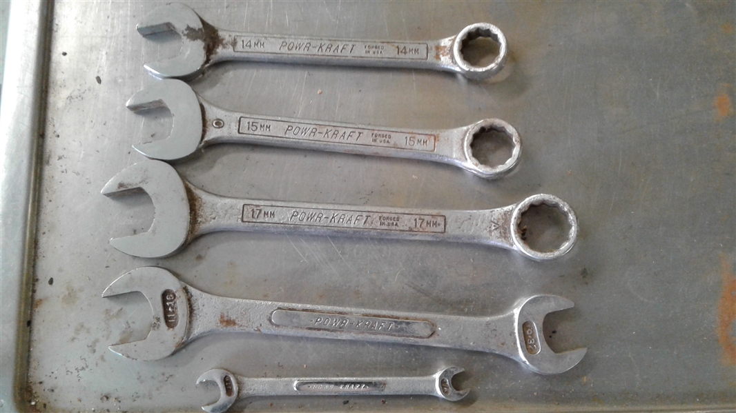 POWR-KRAFT, WILLIAMS, AND P & C WRENCHES