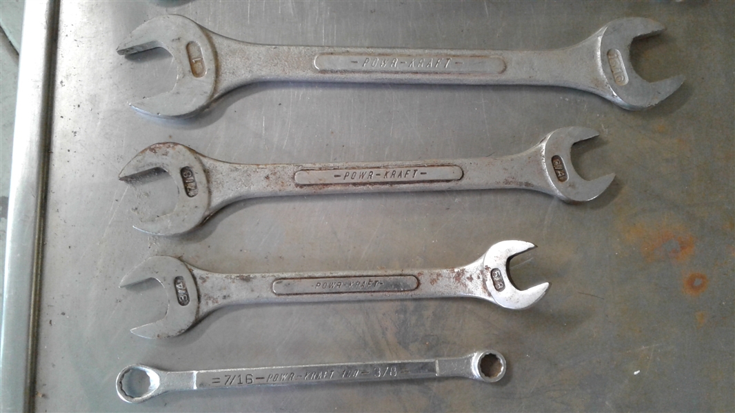 POWR-KRAFT, WILLIAMS, AND P & C WRENCHES