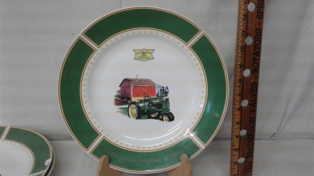 JOHN DEERE MODEL B PLATE SET AND OTHER MISC PLATES