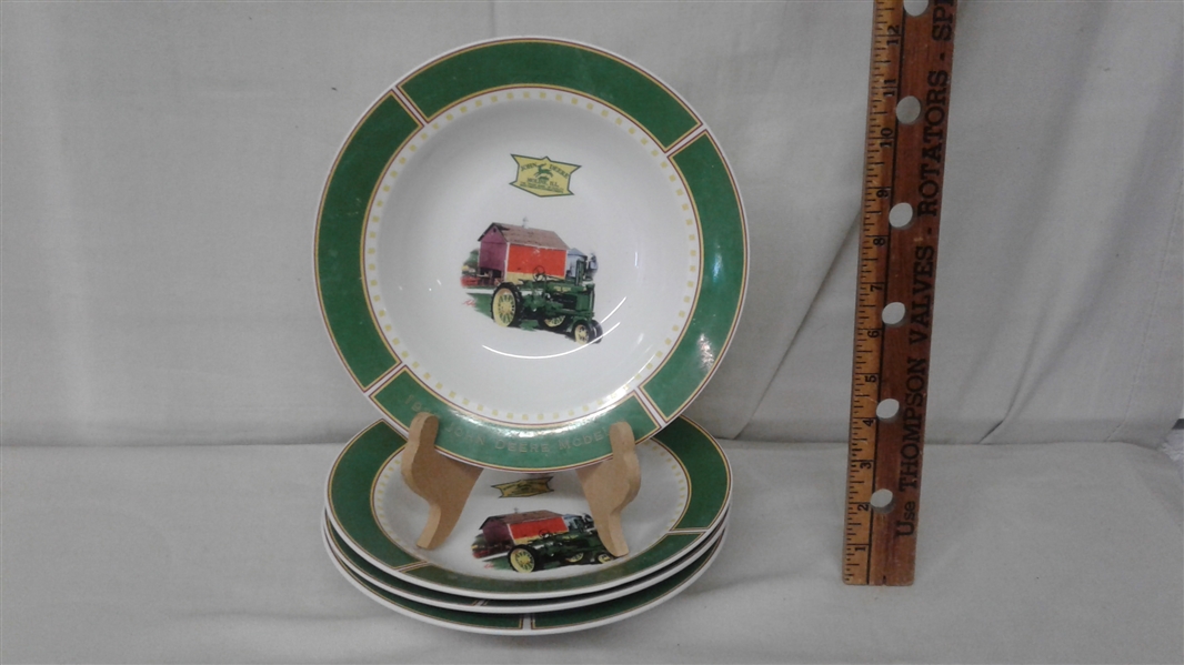 JOHN DEERE MODEL B PLATE SET AND OTHER MISC PLATES