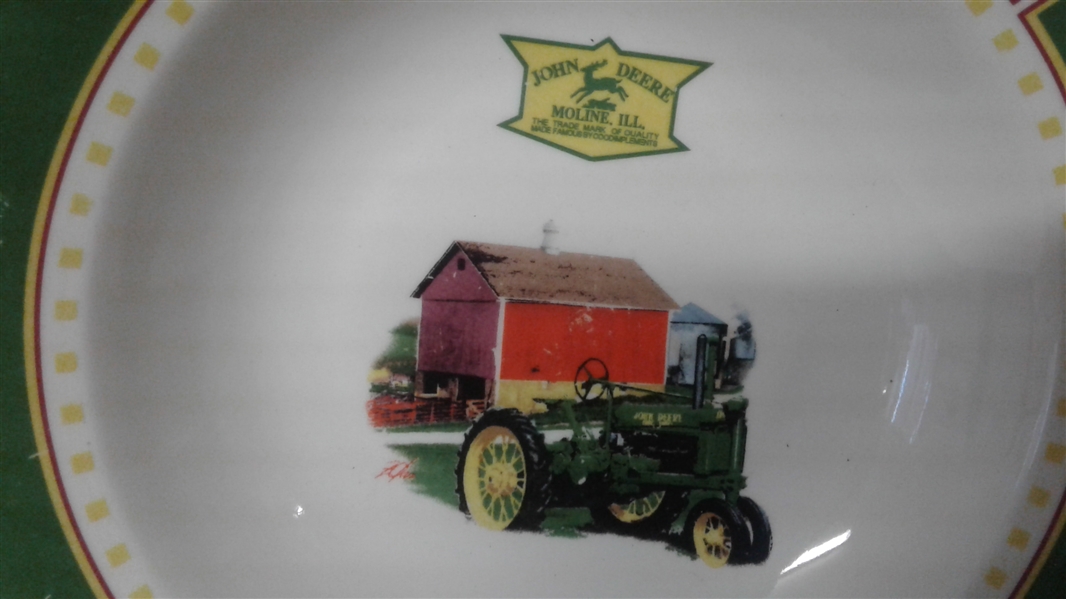 JOHN DEERE MODEL B PLATE SET AND OTHER MISC PLATES