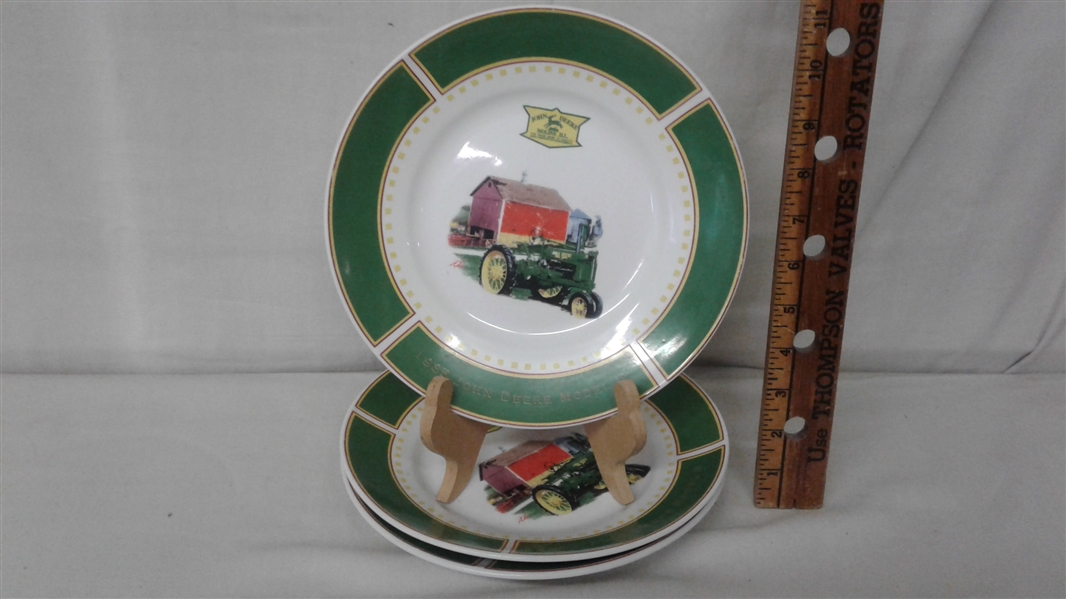 JOHN DEERE MODEL B PLATE SET AND OTHER MISC PLATES