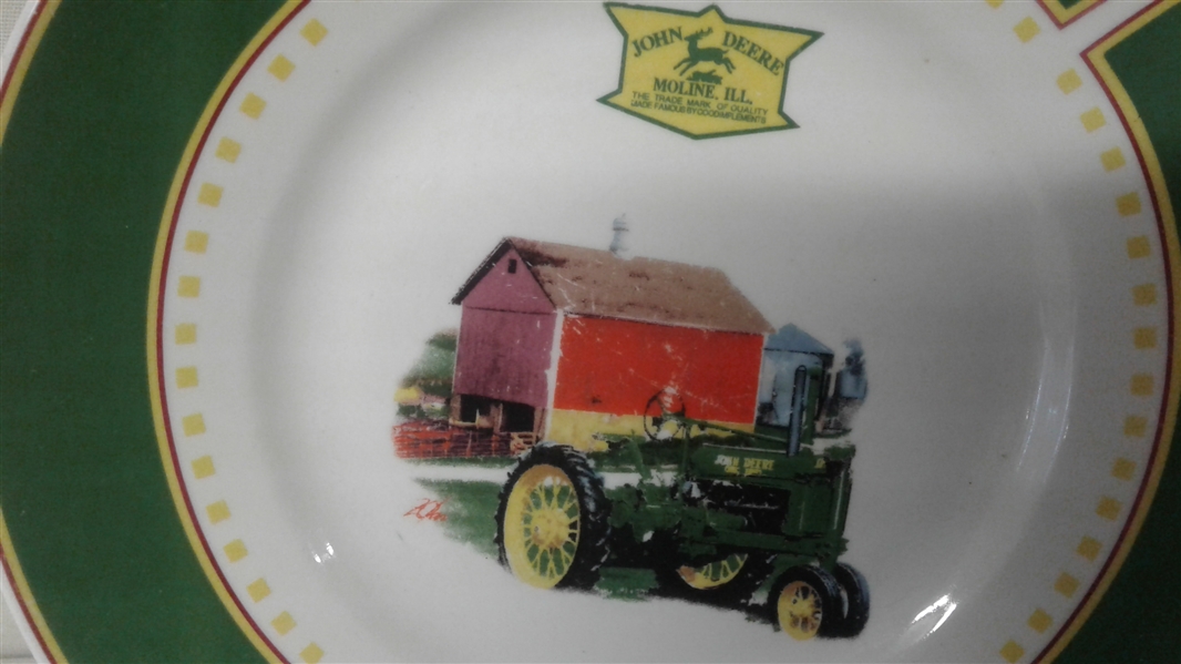 JOHN DEERE MODEL B PLATE SET AND OTHER MISC PLATES