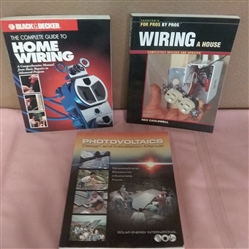HOUSE WIRING AND SOLAR BOOKS