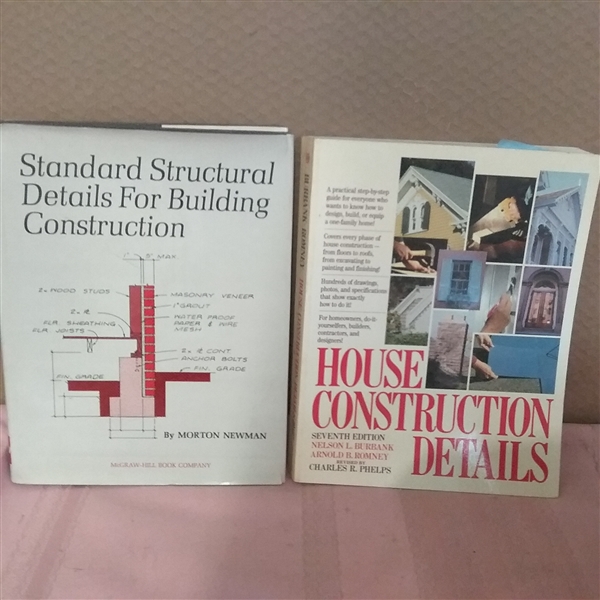 HOME AND CONSTRUCTION/BUILDING BOOKS