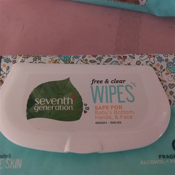 SEVENTH GENERATION FREE AND CLEAR WIPES 4 PK