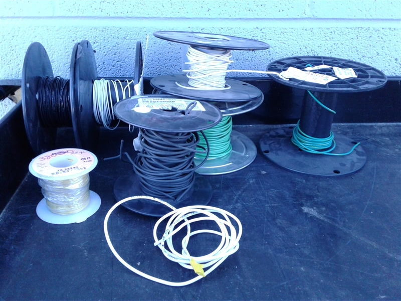 ASSORTED PARTIAL ROLLS OF WIRE