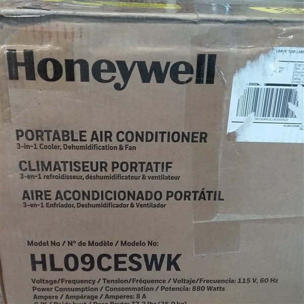 HONEYWELL PORTABLE AIR CONDITIONER